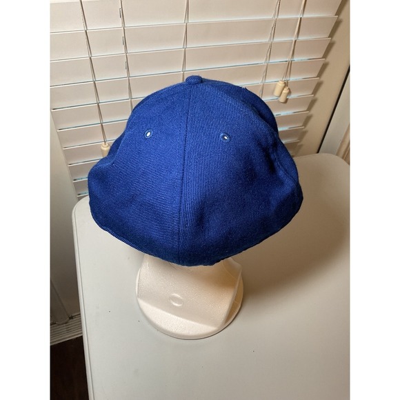 New Era THLA Fitted Hat Cap Palm Tree Blue Yellow Fitted Hat‎ Size 7 7/8 - Picture 5 of 9